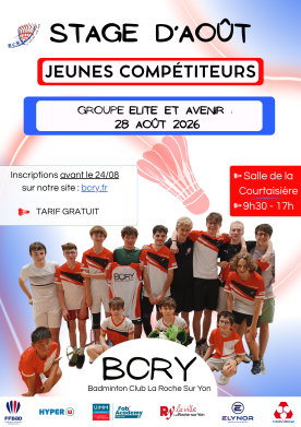 Stage de Reprise - Jeunes Compétiteurs